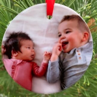 Picture ornament perfect for girlfriend, boyfriend, parents or grandparents!