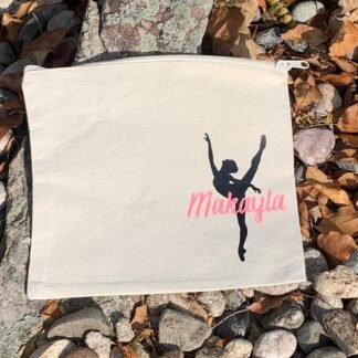 Dance makeup bag, cheer makeup bag, Pom make up bag, dancer gift