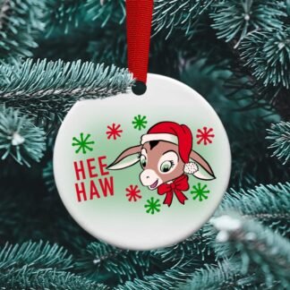 Dominick the Donkey Ornament, Buon Natale, Ceramic Ornament, Christmas in Italy, Italian Decor, Buone Feste, Hee Haw, Free Personalization