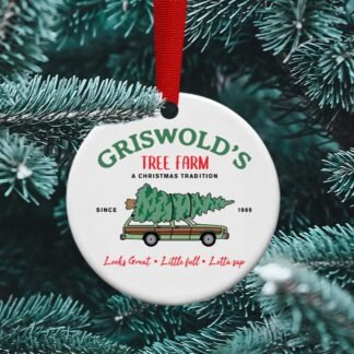 Griswold family tree, Shitter's Full, Christmas Vacation, Uncle Eddy, Clark, The Griswold's, Funny Movie, Personalized ornament,
