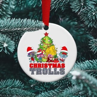 Trolls Christmas Ornament, Kids ornament, Personalized Ornament, Trolls Band Together 2023
