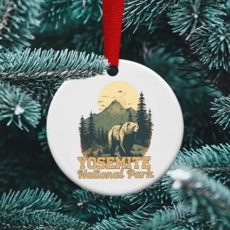 Yosemite National Park, Personalized ornament, Adventure, California Mountains